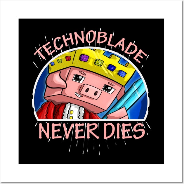 technoblade never dies Wall Art by stalkbycat